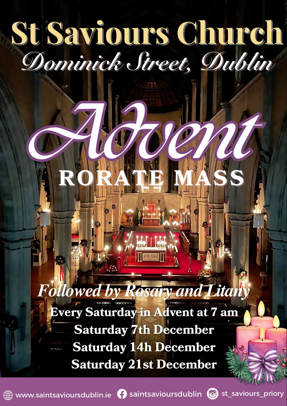 Rorate Masses – Advent 2024